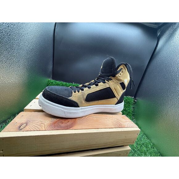 Volcom High Top Sneakers- Yellow/Black- Size 7W - Picture 5 of 10